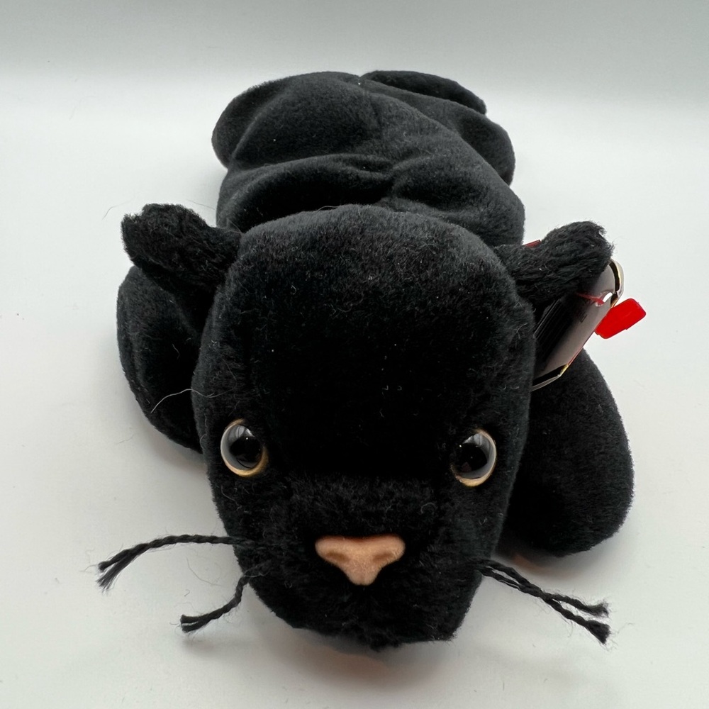 Ty Velvet Black Panther Beanie Baby Plush